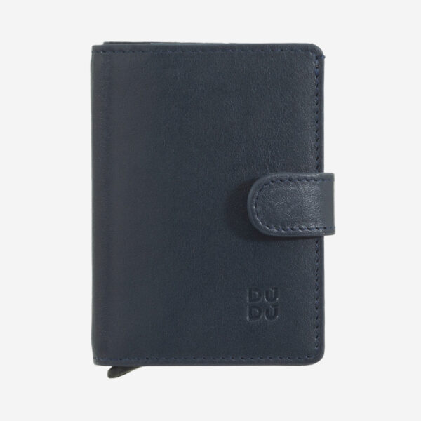 Portafoglio miniwallet da uomo piccolo in pelle Levante