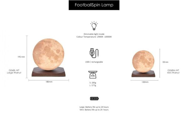 LAMPADA SMART LUNA SPIN - immagine 4
