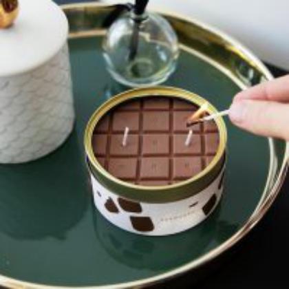 CANDELA TAVOLETTA DI CIOCCOLATO - immagine 6