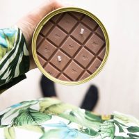 CANDELA TAVOLETTA DI CIOCCOLATO