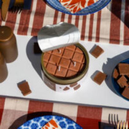 CANDELA TAVOLETTA DI CIOCCOLATO - immagine 3