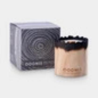 CANDELA COLLEZIONE FORESTA LEGNO DI TABACCO