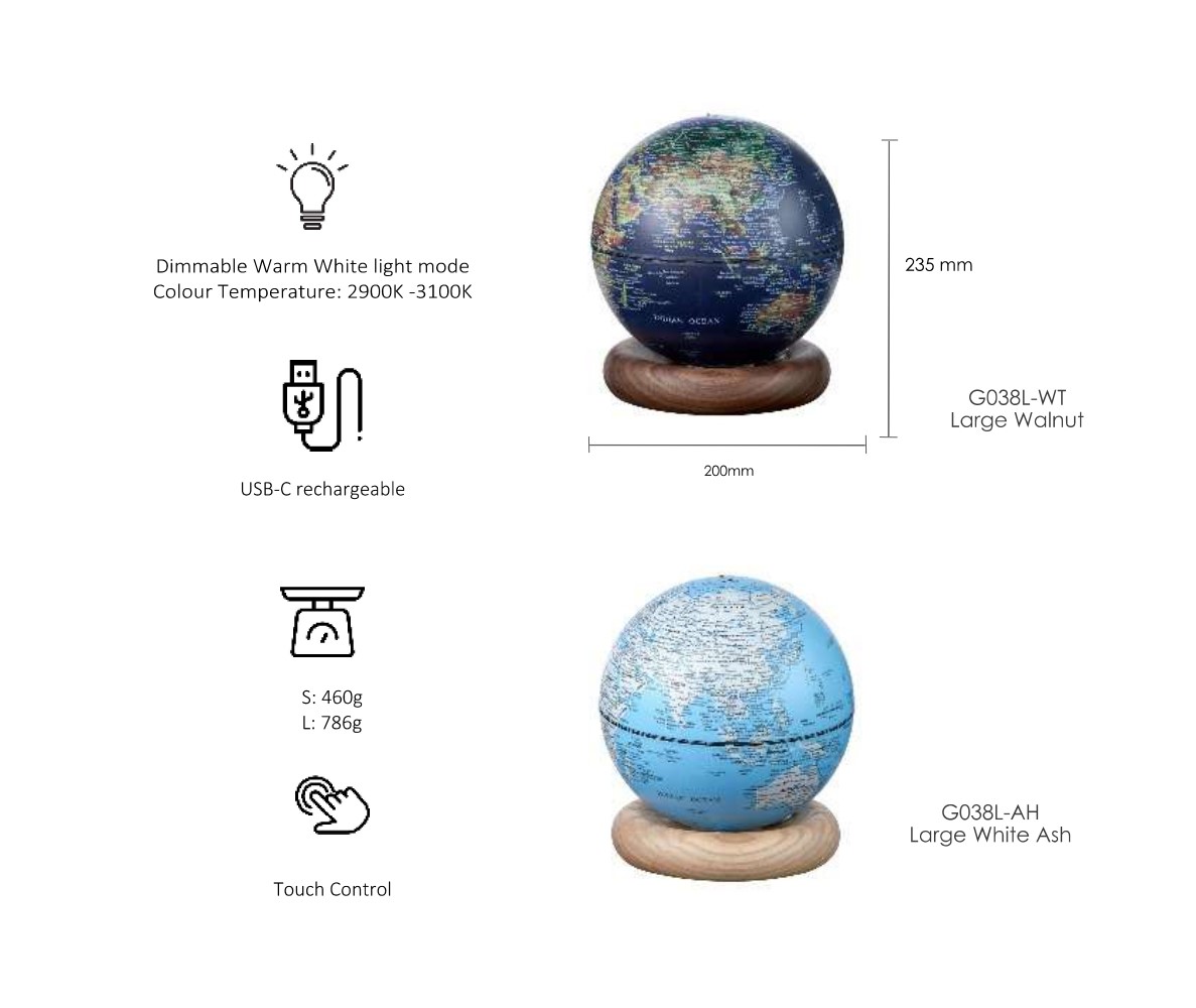 LAMPADA ATLAS GLOBE - immagine 4